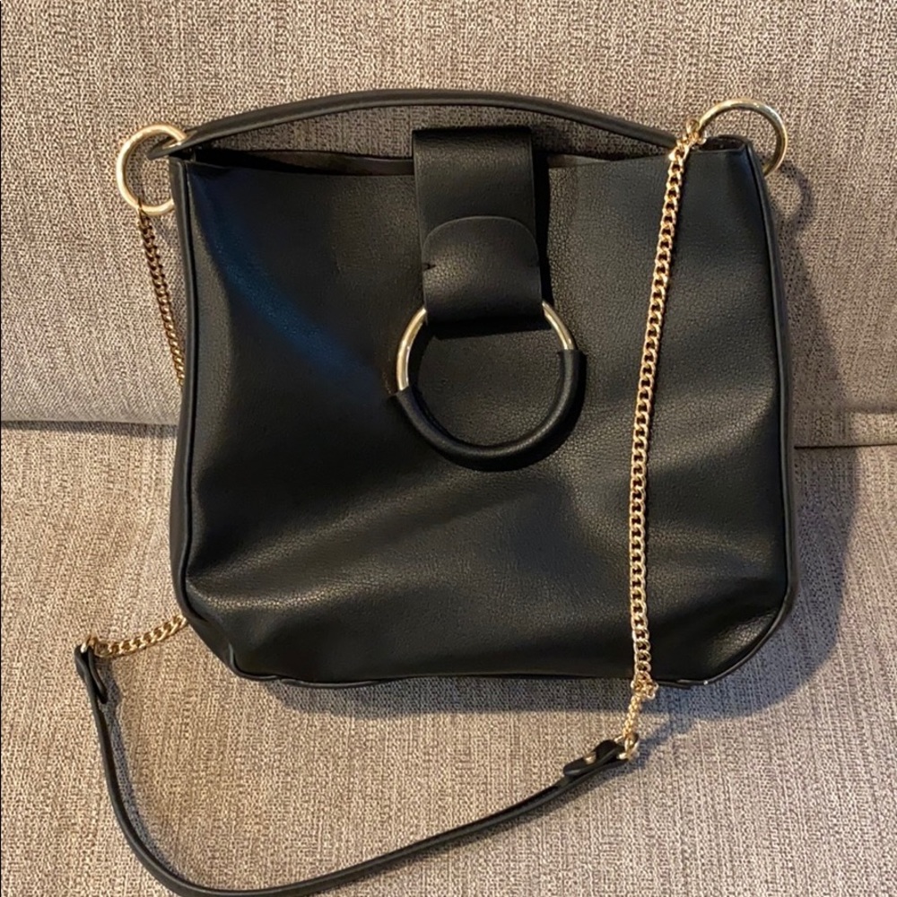 Zara black purse